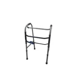 Medimove Aluminium Silver Foldable Height Adjustable Walker, M02 image 2