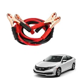 Kozdiko 7.5ft Copper Core Red &a; Black Heavy Duty Car Battery Booster Cable for Honda Civic 2019-picture-39