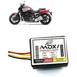 Auto Pearl 12V Black Front &a; Rear Flasher Indicator Light for VMAX-picture-30