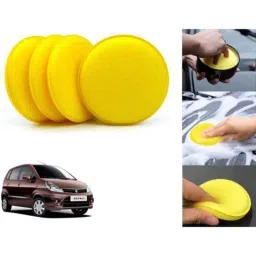 Auto Pearl Polyurethane Beige Washing &a; Waxing Polish Foam Sponge for Zen Estilo T2 (Pack of 4)-picture-36
