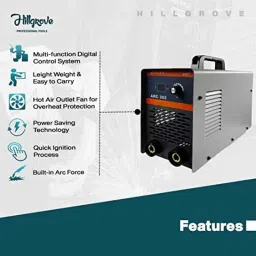 Hillgrove ARC302 302A IGBT MMA Inverter Welding Machine &a; 850W Angle Grinder Combo, HGCM964 image 5