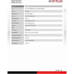 CP Plus CP-D31G 3MP 4G Dome Camera image 2