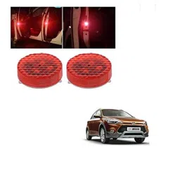 Kozdiko 4 Pcs Waterproof Wireless Car Door Red Warning Light Indicator Set with 5 LED &a; Free Batteries for Hyundai i20 Active-picture-12