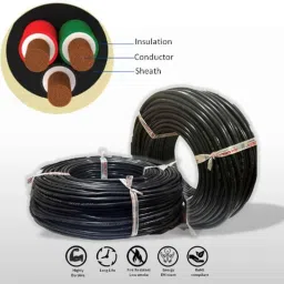 RADILITE 0.75 Sqmm Three Core Copper Flexible Wire, RAD 009B, Length: 90 m-picture-35