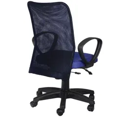 Caddy PU Blue &a; Black Adjustable Office Chair with Back Support, DM 96 image 5