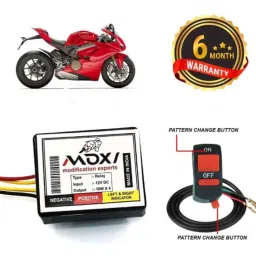 Auto Pearl 12V Black Front &a; Rear Flasher Indicator Light for Panigale-picture-18