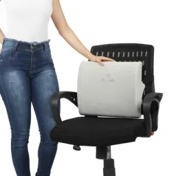Dr Odin BR-02 Memory Foam Grey Ergonomic Lumbar Back Support Cushion, Size: Universal-image-27