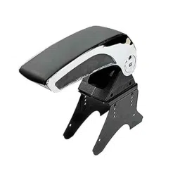 Auto Pearl Plastic &a; Leatherette Black Car Armrest for Honda Ivtec Old-picture-13