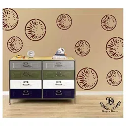 Kayra Decor 16x24 inch PVC Circle Wall Design Stencil, KHSNT006-picture-32