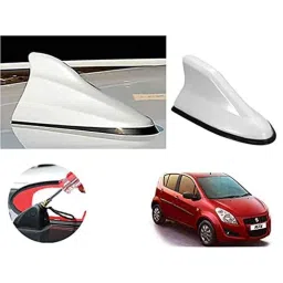 Auto Pearl ABS White Universal Replacement Shark Fin Car Roof Antenna For Maruti Suzuki Ritz Type2-picture-23