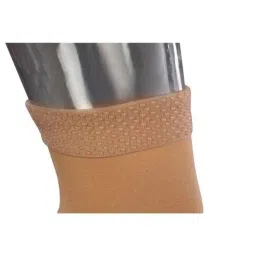 Comprezon 2150-003 Cotton Varicose Vein Class-1 Beige Below Knee Stockings, Size: M image 3