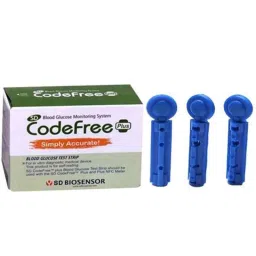 SD Codefree 50 Pcs Blood Glucose Test Strips, Lancing Device &a; 100 Pcs Lancets Combo-picture-41