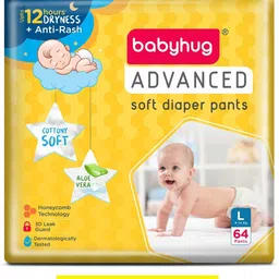 babyhug Advanced Pant Style Diapers Large - 64 Pieces - L-picture-25