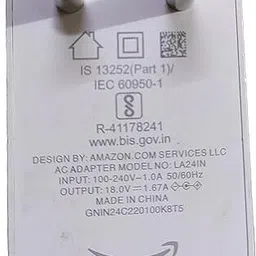 LSV 30W Charger Adapter 18v Compatible for Alexa Echo USB Adapter image 2