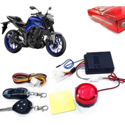 Auto Pearl 12V Black Two-Way Anti Theft Motorcycle Alarm Kit with 2 Pcs Remote for MT 03-picture-39