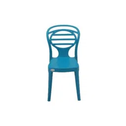 Supreme Oak Plastic Oxford Blue Elegantly Design Chair without Arm (Pack of 2)-picture-44