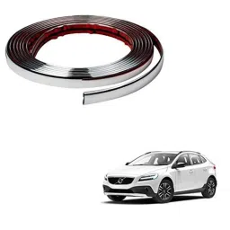 Kozdiko 20m 10mm Silver Car Side Window Chrome Beading Roll for Volvo V40-picture-17