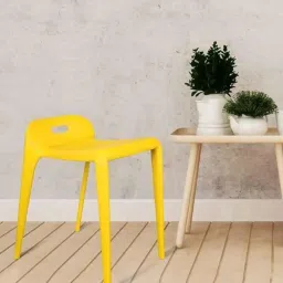 Rose Mars Cafe Plastic Yellow Chair Set without Arm for Cafe, Dining, Restaurant &a; Banquet-image-69