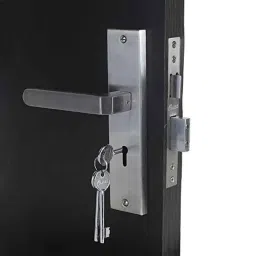 Voltizi Mika 8 inch Stainless Steel Matt Finish Key Plate Mortise Door Lock Handle Set with 3 Keys image 3
