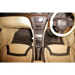 Kozdiko 3D Black Car Foot Mat Set for Fiat Linea Classic, dshbdhb318 image 4