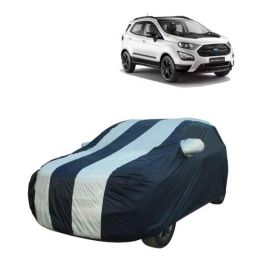 AllExtreme FE7005 Blue &a; Silver Custom Fit Car Body Cover for Ford Eco Sport-picture-31