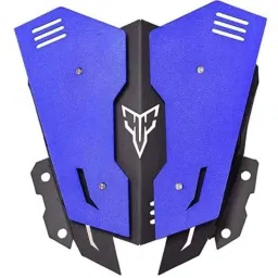 RA Accessories Metal Blue Bike Headlight Visor for Yamaha MT15, RAAS2TOQ-picture-10