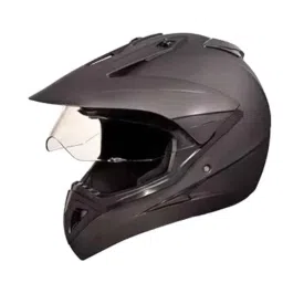 Studds Motocross With Visor Expanded Polystyrene Matt Black Off Road Full Face Off Road-Full Face Helmet, Size: Medium-picture-36