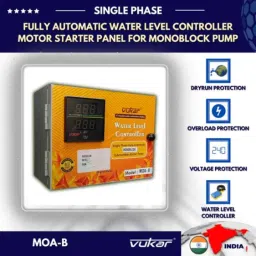 Vukar MOA-B 0.5HP Single Phase Digital Monoblock Submersible Motor Starter Panel with Dry Run &a; Overload Protection, MOA-B1 image 2