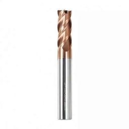 Dolphin 4.5mm 2/4 Flute 55 HRC Flat Solid Carbide End Mill, Overall Length: 50 mm-picture-38