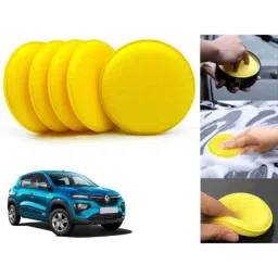 Auto Pearl Polyurethane Beige Washing &a; Waxing Polish Foam Sponge for Kwid Climber (Pack of 5)-picture-27