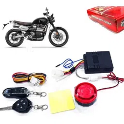Auto Pearl 12V Black Two-Way Anti Theft Motorcycle Alarm Kit with 2 Pcs Remote for Scrambler 1200-picture-12