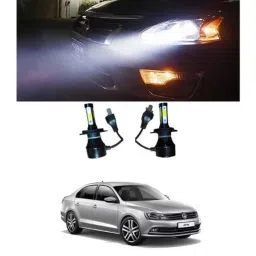 Trigcars 2 Pcs 50W 4 Side Micro Chip Heavy Duty Car LED Headlight Set for Volkswagen Jetta-picture-44