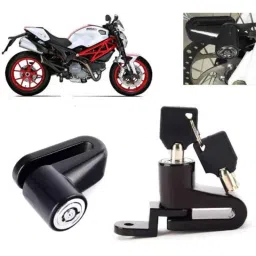 Auto Pearl Steel Black Heavy Duty Anti-Theft Disc Brake Lock for Monster 796 S2R, Lock_150-picture-15