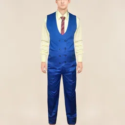 hi kilo thing Men 3 Piece Solid Suit image 3