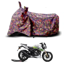 Winted Polyester UV &a; Water Resistant Bike Body Cover for TVS Apache, WIN-P-158-picture-31