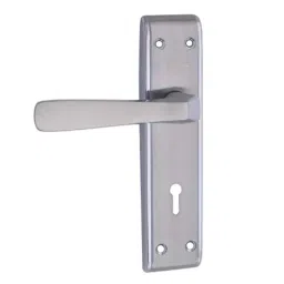 ATOM 7 inch Brass &a; Iron Chrome Plated Matt Finish Mortise Door Lock Set, MH-1002-KY-CPMATT image 4