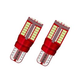 AllExtreme EXW5WP2 2 Pcs 5W T10 57 SMD White LED Parking Light Set-picture-12