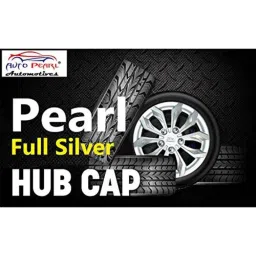 Auto Pearl 4 Pcs 14 inch ABS Silver Car Wheel Cover Set for Mahindra Ritz T 1 image 5