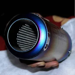 RA Accessories Blue SC Project Mini Silencer Exhaust for Hero Achiever image 3