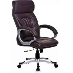 Adiko Leatherette Black High Back Knock Down DIY Office Executive Chair with Armrest, ADVN B 1123-picture-25