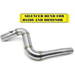 Meenu Arts Stainless Steel Exhaust Middle Muffler Bend Pipe for Bajaj Dominar 400/ Bajaj Pulsar 200NS/ Bajaj Pulsar RS200, Bend Pipe T-5 (Pack of 1)-picture-40