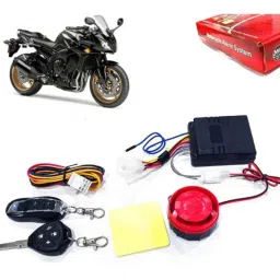 Auto Pearl 12V Black Two-Way Anti Theft Motorcycle Alarm Kit with 2 Pcs Remote for FZ1-picture-45