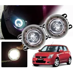 Kozdiko 2 Pcs 9 LED DRL Car High Power Fog Light for Maruti Suzuki Old Swift-picture-23