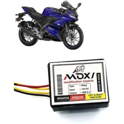 Auto Pearl 12V Black Front &a; Rear Flasher Indicator Light for YZF-R15 V3 BS6-picture-23