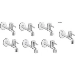 Prestige Turbo Stainless Steel Chrome Finish Long Body Bib Cock with Wall Flange (Pack of 7)-image-69