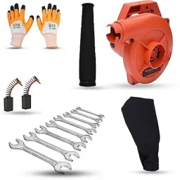 Walkers 800W Plastic Red Electric Air Blower with Carbon Brushes, Gloves &a; 8 Pcs Double Open End Wrench, WKCB320-picture-33