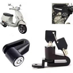 Auto Pearl Steel Black Heavy Duty Anti Theft Disc Brake Lock for SXL, Lock_734-picture-26