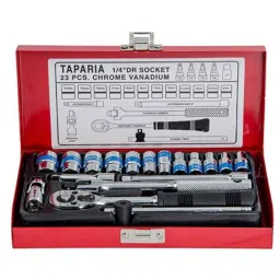 Taparia 23 Pcs 1/4 inch Square Drive Socket Set, S 1/4 H image 4