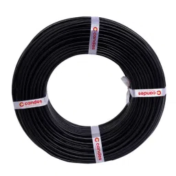 Candes 1 Sqmm 25m Black Eco Friendly Multistrands FR PVC Insulated Copper Cable-picture-33