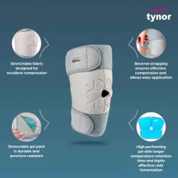 Tynor Cool Pack Knee Wrap, I02UBZ image 3